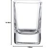 imageJoyJolt 12Pack Heavy Base Shot Glass Set 2Ounce Shot GlassesSet of 6 Pack of 2