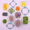 imageJoyJolt 24pc Borosilicate Glass Storage Containers with Lids  12 AirtightFreezer Safe Food Storage Containers for Pantry and Kitchen  Meal Prep Container for Lunch  Glass Tupperware SetBlue