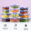imageJoyJolt 24pc Borosilicate Glass Storage Containers with Lids  12 AirtightFreezer Safe Food Storage Containers for Pantry and Kitchen  Meal Prep Container for Lunch  Glass Tupperware SetColor Very Peri