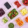 imageJoyJolt 24pc Borosilicate Glass Storage Containers with Lids  12 AirtightFreezer Safe Food Storage Containers for Pantry and Kitchen  Meal Prep Container for Lunch  Glass Tupperware SetColor Black