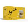 imageJoyJolt 3Pack Glass Overnight Oats Jars with Lids and Spoons Set 16 oz Mason Jars for Overnight Oats Chia Pudding Jars with Lids  BPAFree Leak Proof Small Containers for Meal PrepWhite