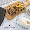 imageJoyJolt 3pc Loaf Pans for Baking Bread with Lids Baking Set 19 Quart Large Rectangular Baking Dish With Lid Oven Pan Banana Bread Pan Lasagna Pan Deep with Lid Bread Saver Container AirtightBlack