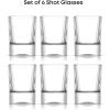 imageJoyJolt 6Pack Heavy Base Shot Glass Set 2Ounce Shot Glassesset of 6