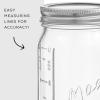 imageJoyJolt 8 Oz Mason Jars With Lids Labels and Measures 6Pack Regular Mouth Mason Jars Glass Jar with Lid and Band Airtight Canning Jars Overnight Oats Jars Salad Jars Sourdough Starter Jar16 Oz