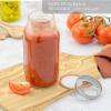 imageJoyJolt 8 Oz Mason Jars With Lids Labels and Measures 6Pack Wide Mouth Mason Jars Glass Jar with Lid and Band Airtight Canning Jars Overnight Oats Jars Salad Jars Sourdough Starter Jar32 Oz