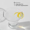 imageJoyJolt Afina Stemless Martini Glasses Set of 4 85oz Liquor Drinking Glasses for Cocktail and Margarita Bar Glass Cups Glass Dessert Cups