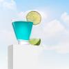 imageJoyJolt Aqua Vitae Martini Glass Set of 2 Crystal Glassware SemiSquare Drinking Glasses with Off Set Base Stemless Cocktail Glasses and Dessert Glasses Unique Christmas Gifts