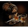 imageJoyJolt Aqua Vitae Premium Whiskey Glass Set of 2 Triangle Whiskey Glasses with Off Set Base Old Fashioned Rocks Glasses for Scotch and Bourbon Whiskey Tumbler Gifts for Men