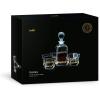 imageJoyJolt Aurora 5Piece Crystal Whiskey Decanter Set100 Crystal Bar Set Crystal Decanter Set Comes With A Scotch Decanter253 Ounces And A Set Of 4 Old Fashioned Whiskey Glasses810oz