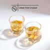 imageJoyJolt Aurora Crystal Whiskey Glasses 74oz Twisted Whiskey Glass Set of 2 Old Fashioned Liquor and Drinking Glasses Crystal Scotch Whisky Glass Set for BourbonAurora Whiskey Glasses