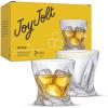 imageJoyJolt Aurora Crystal Whiskey Glasses 74oz Twisted Whiskey Glass Set of 2 Old Fashioned Liquor and Drinking Glasses Crystal Scotch Whisky Glass Set for BourbonAtlas whiskey Glasses