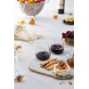 imageJoyJolt Black Swan Red Stemless Wine Glasses Premium Crystal Glassware 182 Oz Capacity Set Of 4