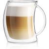 imageJoyJolt Caleo Collection Double Wall Insulated Glass Coffee Cups Set Of 2 13Ounces13 ounces