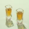 imageJoyJolt Carre Shot Glasses Square Heavy Base Shot Glass Set Of 4 18OunceShot Glasses