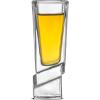 imageJoyJolt Carre Shot Glasses Square Heavy Base Shot Glass Set Of 4 18OunceShot Glasses