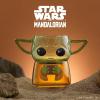 imageJoyJolt Character Stackable Star Wars Drinking Glasses  8oz Mandalorian Glass Cups Head and Body  Set of 2 for Bar Kitchen  Fun Glassware Star Wars GiftsGrogu