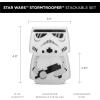 imageJoyJolt Character Stackable Star Wars Drinking Glasses  8oz Mandalorian Glass Cups Head and Body  Set of 2 for Bar Kitchen  Fun Glassware Star Wars GiftsStormtrooper