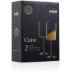 imageJoyJolt Claire 14oz Red Wine Glass Set Large Wine Glasses Set of 2 Elegant Crystal Wide Rim Stemware Modern Glasses with Stem Made in Europe Stemmed Glassware for Unique GiftsWhite Wine Glasses