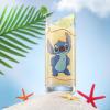 imageJoyJolt Disney Stitch Good Times Tall Drinking Glasses 13oz Slim Glass Cups Glass Tumblers Set of 2 Stitch Stuff Lilo and Stitch Gifts Stitch and Angel Cups Disney Gifts for Adults