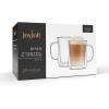 imageJoyJolt Double Wall Glass Coffee Mugs  135oz Diner Coffee Mug Set of 2 Glass Coffee Cups Insulated Coffee Mug Cappuccino Cup Latte Cup Glasses That Dont Sweat Clear Mugs for Hot Beverages
