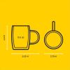 imageJoyJolt Double Wall Glasses 135Ounce Insulated Mugs Double Walled Glass Cups For Coffee Tea Set of 2