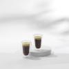 imageJoyJolt Double Walled Espresso Glasses  Christian Siriano Flux 2oz Espresso Cups 2x Small Double Wall Glass Coffee Cups Demitasse Cups Espresso Measuring Cup or Limoncello Liqueur Shot Glasses