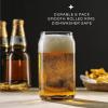 imageJoyJolt Drinking Glass Cups Set of 616oz Beer Can Glasses Clear Soda Can Shaped Glass Cups Cute Iced Coffee Cup Tumblers Cold Drink Glassware Unique Water Tea Cocktail Glass SetClear Glasses