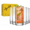 imageJoyJolt Faye 13oz Highball Glasses 6pc Tall Glass Sets LeadFree Crystal Drinking Glasses Water Glasses Mojito Glass Cups Tom Collins Bar Glassware and Mixed Drink Cocktail Glass SetTall glasses