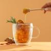 imageJoyJolt Fluted Glass Espresso Cups 54oz Espresso Cup  Set of 2 Espresso Mugs135Oz