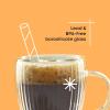 imageJoyJolt Fluted Glass Espresso Cups 54oz Espresso Cup  Set of 2 Espresso Mugs54Oz