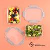 imageJoyJolt Glass Food Storage Containers with Lids 5 Pack Glass Meal Prep Containers Reusable 35oz Single Compartment Airtight Container Set Lunch Containers for Adults and Kitchen Storage ContainersGray
