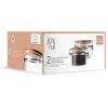 imageJoyJolt Glass Jars With Bamboo Lids 12 fl oz 2PC Set of Airtight Storage Jars with Clamp Lids for Pantry Food Storage Air Tight Sealable Glass Canisters Containers for Kitchen Organization12 oz