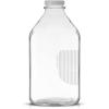 imageJoyJolt Glass Milk Bottles with Lids and Pourer  64 Oz 3 Pack Airtight Heavy Duty Reusable Glass Bottles Leakproof BPAFree Food Grade Dishwasher Safe Jug Pitcher for Milk Juice and Water64 Oz
