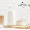 imageJoyJolt Glass Milk Bottles with Lids and Pourer  64 Oz 3 Pack Airtight Heavy Duty Reusable Glass Bottles Leakproof BPAFree Food Grade Dishwasher Safe Jug Pitcher for Milk Juice and Water32 Oz