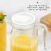 imageJoyJolt Glass Pitcher with Lid  50oz Borosilicate Water Carafe Jug with Stainless Steel Lid for Iced Tea Lemonade Juice Mixed Drinks40 Ounces