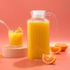 imageJoyJolt Glass Pitcher with Lid  50oz Borosilicate Water Carafe Jug with Stainless Steel Lid for Iced Tea Lemonade Juice Mixed Drinks60 Ounces