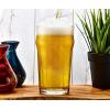 imageJoyJolt Grant 19oz Beer Pint Glasses Set of 4 Large Beer Pint Glass Capacity in a Traditional Pub Drinking Glasses Design Oversized Beer Glasses Set for Guinness Stout and Big Craft Beer GlassesClear Glass