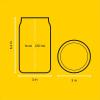 imageJoyJolt Harry Potter House Crests Glass Tumblers with Lids and Straws 16oz Glass Cups with Lids and Straws Can Shaped Drinking Glasses Set of 4 Hogwarts Cup Harry Potter MerchandiseWinnie the Pooh