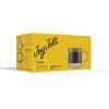 imageJoyJolt Haven Stackable Fluted Glass Mugs Set of 2 Ribbed Double Wall Insulated Coffee Cups 135oz Clear MugsFluted