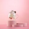 imageJoyJolt Hello Kitty 3D Espresso Cup 55 oz Double Wall Glass Cup with 3D Design Insulated Espresso Shot Glass Kawaii Sanrio Cup for Double Shot Coffee or Tea Hello Kitty Kitchen Stuff55 Ounce