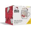 imageJoyJolt Hello Kitty 3D Espresso Cup 55 oz Double Wall Glass Cup with 3D Design Insulated Espresso Shot Glass Kawaii Sanrio Cup for Double Shot Coffee or Tea Hello Kitty Kitchen Stuff135 Ounce