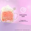 imageJoyJolt Hello Kitty 50th Anniversary Limited Edition Double Wall Glass Mug 135 oz Insulated Coffee Mug with 3D Design Cute Mug for Tea Latte or Iced Coffee Kawaii Cup Sanrio Accessories