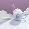 imageJoyJolt Hello Kitty Double Wall Insulated Coffee Mug ft Kuromi 135 oz Glass Cup Cute Drinking Glassware ideal for Latte Iced Coffee or Tea Kawaii Hello Kitty Merch Sanrio AccessoriesKuromi