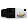 imageJoyJolt Hue Colorful Whiskey Set of 6 10oz Drink Glasses Double Old Fashioned Glass Modern Whiskey Glass Set for Bar Low Ball Cocktail Tumbler GlassesWhiskey Glasses