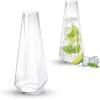 imageJoyJolt Infiniti 43Oz Deluxe Glass Pitcher  Premium Quality Crystal Lemonade ampamp Sangria Pitcher  Elegant Classic Design  Perfect for Fruit Infusion ampamp Iced Tea