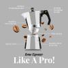 imageJoyJolt Italian Moka Pot 6 Cup Stovetop Espresso Maker Aluminum Coffee Percolator Coffee Pot With Heat Resistant Handles Portable Espresso Maker Camping Coffee Pot Stove Top CafeteraSilver
