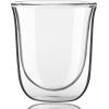 imageJoyJolt Javaah Double Walled Espresso Glasses Espresso Cups Set of 4  2Ounces2 Count Pack of 1