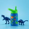 imageJoyJolt Kids Water Bottle with Straw Lid 12oz Small Stainless Steel Reusable Tumbler for Kids Girls Boys or Teen Vacuum Insulated Water Bottle for School Travel and Outdoors LeakproofDinos