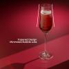 imageJoyJolt Layla White Wine Glasses Set of 4 Italian Glasses 135 oz Clear  Made in EuropeChampagne Glasses