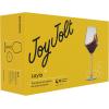 imageJoyJolt Layla White Wine Glasses Set of 4 Italian Glasses 135 oz Clear  Made in EuropeRed Wine Glasses